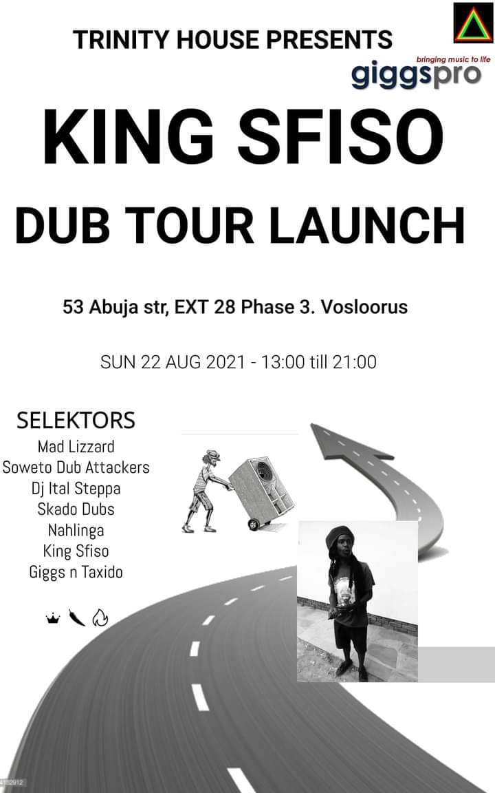 King Sfiso Dub Tour Launch