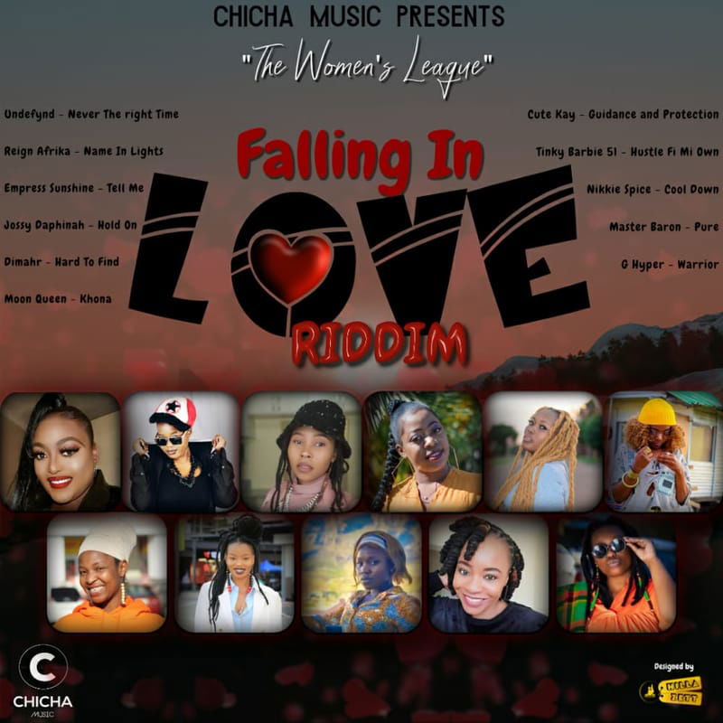 Falling In Love Riddim "The Women's League" - VA (Concrete Jungle Studios and Chicha Music) 2022