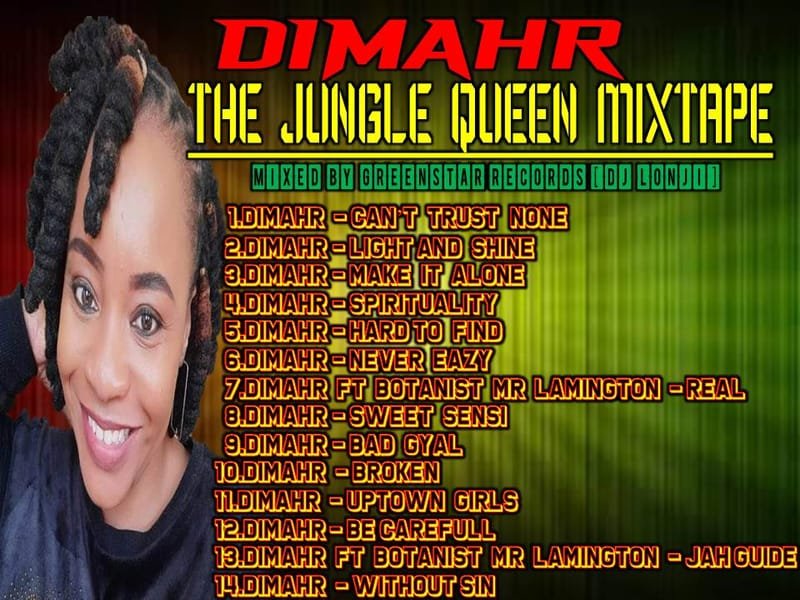 Dimahr - The Jungle Queen Mixtape Mixed By DJ Lonji (Greenstar Records) 2022