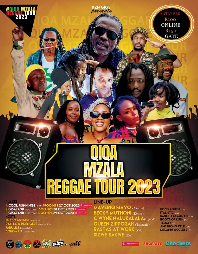 KZN GIGS PRESENTS: QIQA MZALA REGGAE TOUR 2023 | Gibaland, Pinetown