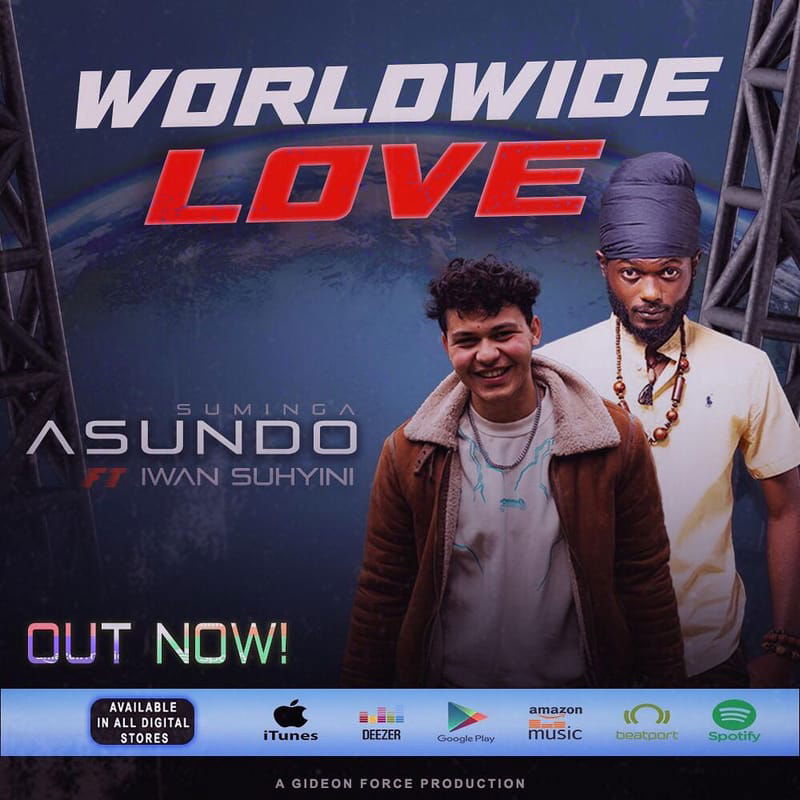 Iwan Suhyini teams up with Germany’s International HipHop Rising Star @asundo_suminga to release the sensational One drop Reggae Song “Worldwide Love”.