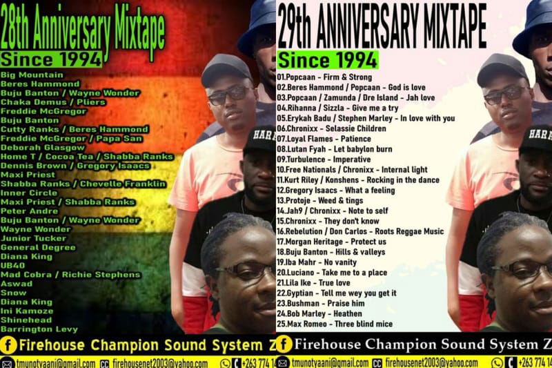 Firehouse Champion Sound System ZW Presents: 28th\29th Anniversary Mix
