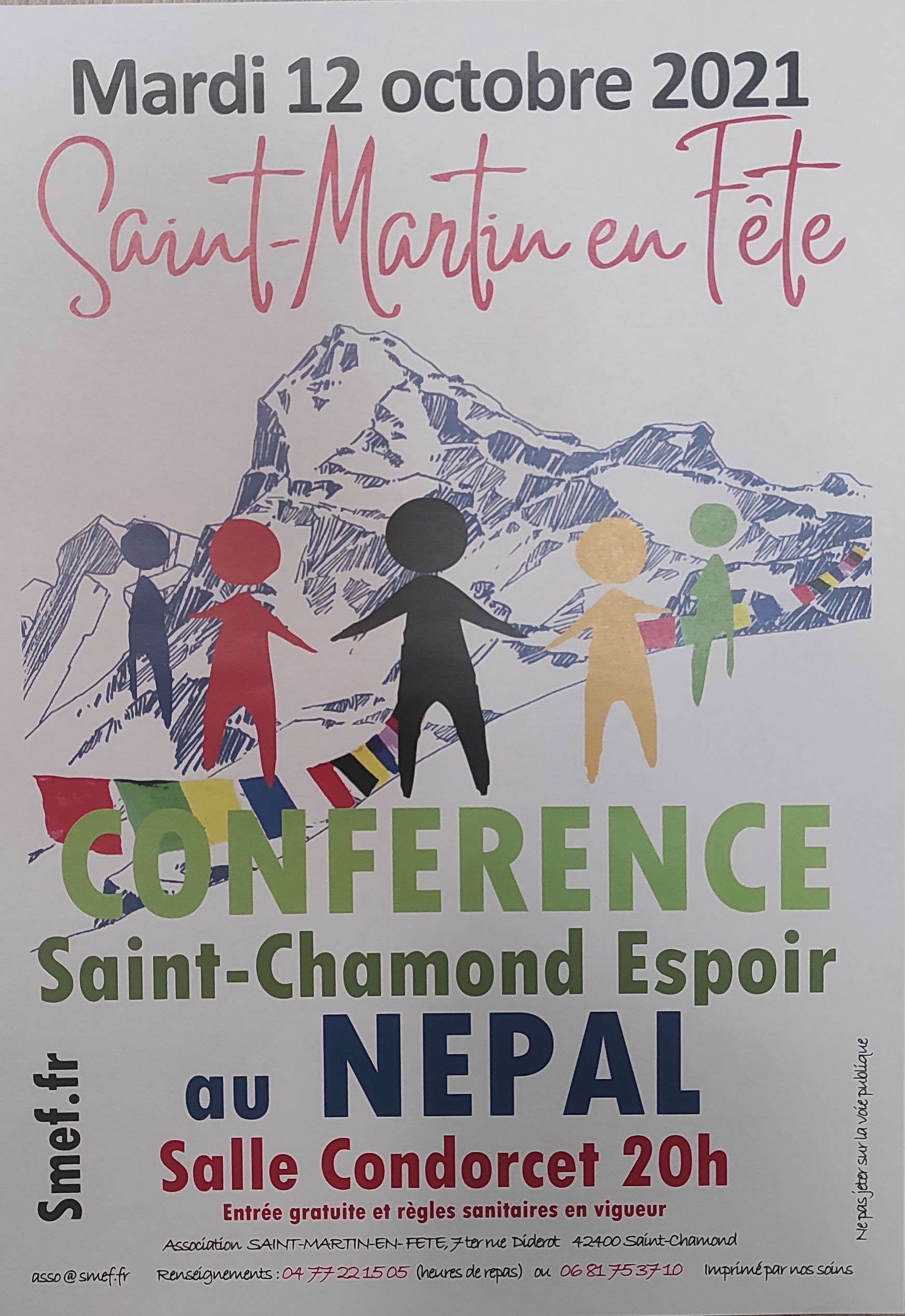 12 OCTOBRE 2021 - CONFÉRENCE "SCE au NÉPAL"