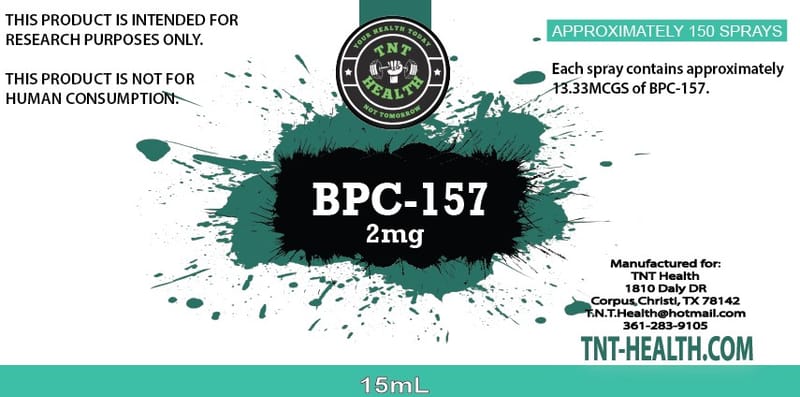 BPC 157 Nasal Spray - T.N.T. Health - Bpc 157 Tb 500 Nasal Spray Dosage