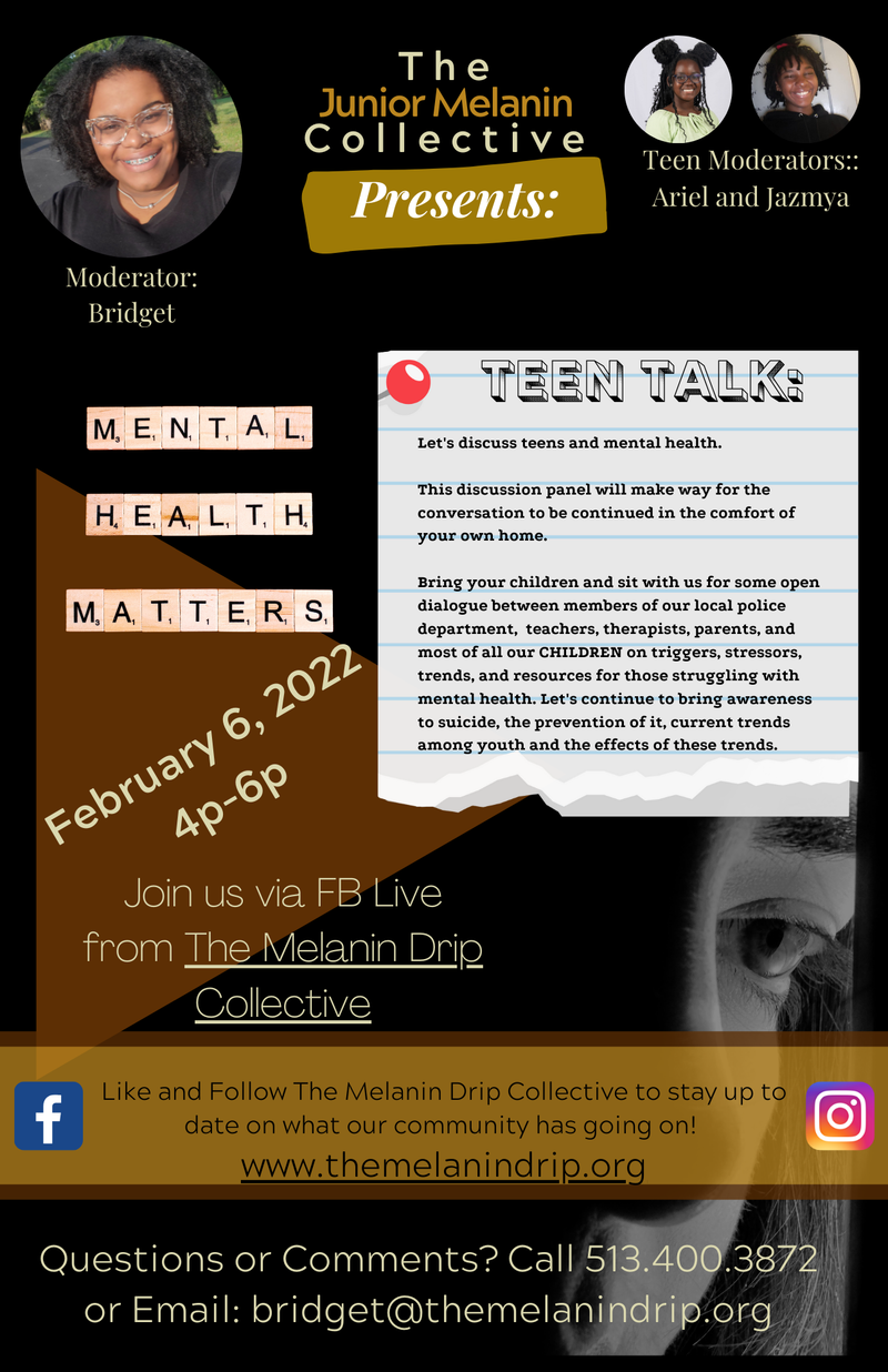 The Junior Melanin Collective: Teen's and Mental Health