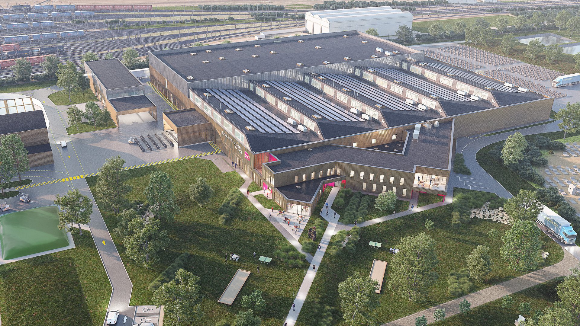 Construction du Technicentre industriel Picardie SNCF Tergnier (02)