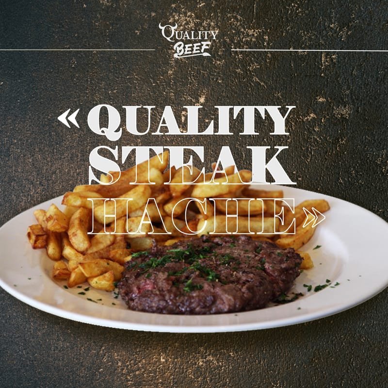 Quality Beef STEAK HACHÉ