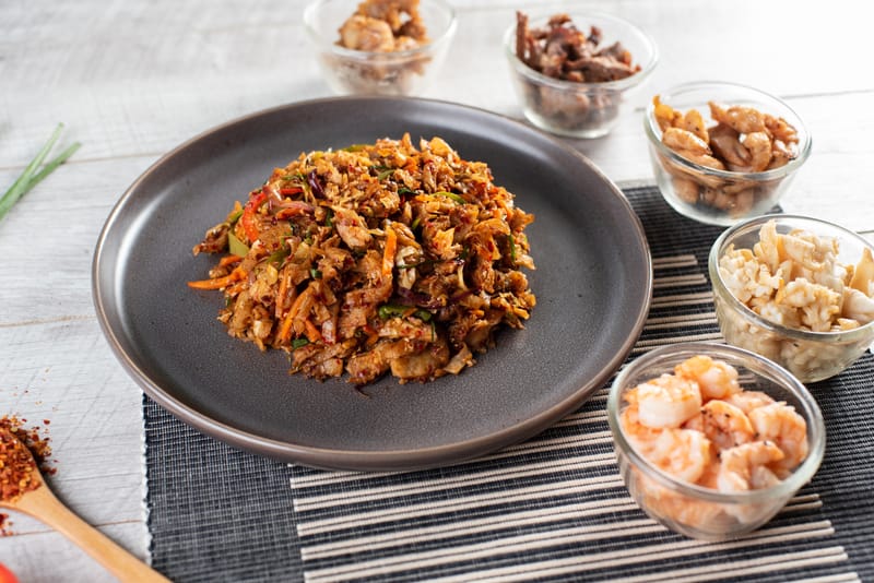 Pick Your Meat Mongolian Rotti