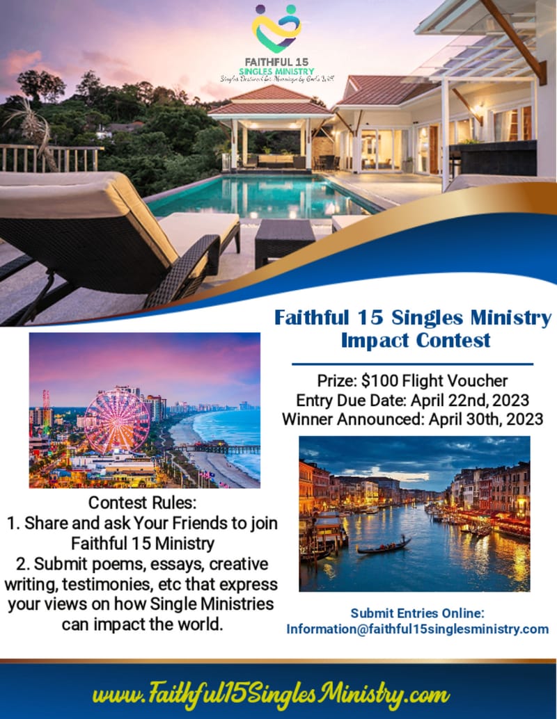 Faithful 15 Singles Ministry Impact Contest