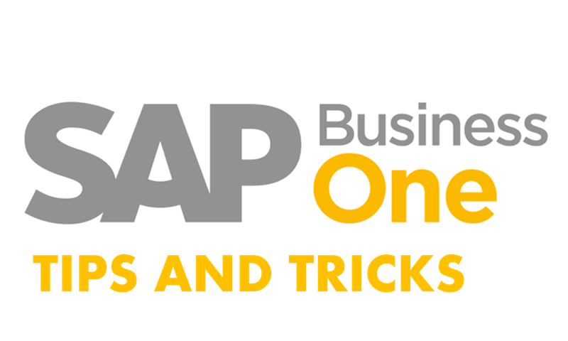 SAP Operation Tips