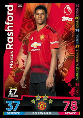 250. Marcus Rashford (Manchester United) - MVP Collectibles