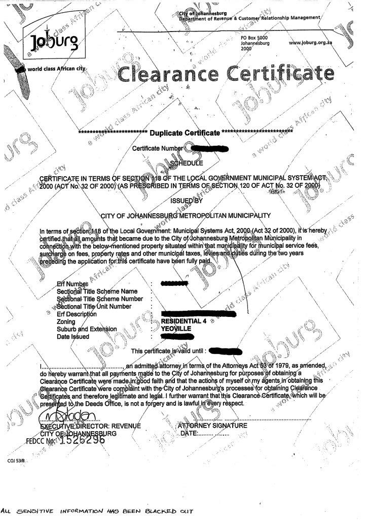 What Is A Clearance Certificate In Canada