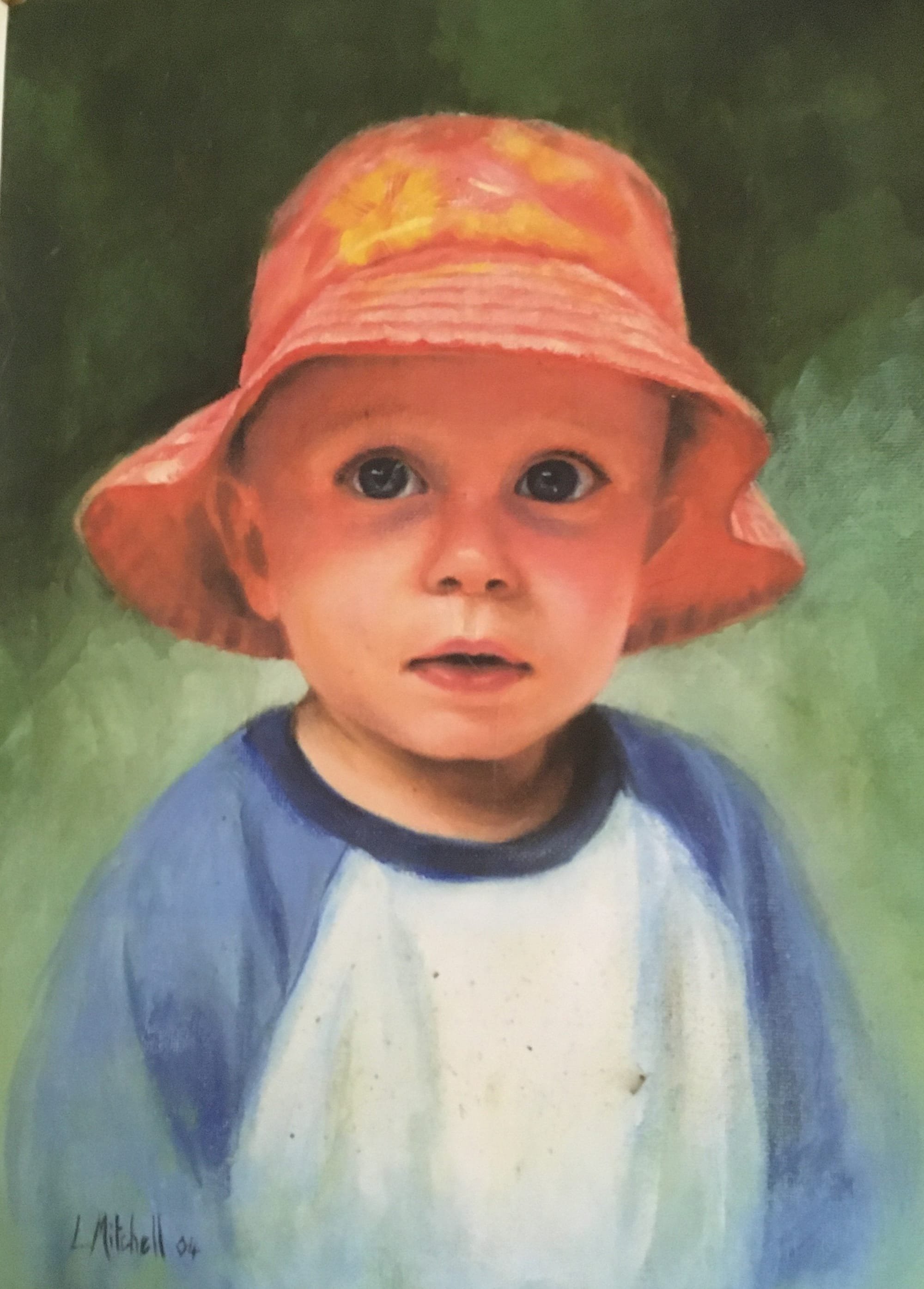 Boy in a red hat