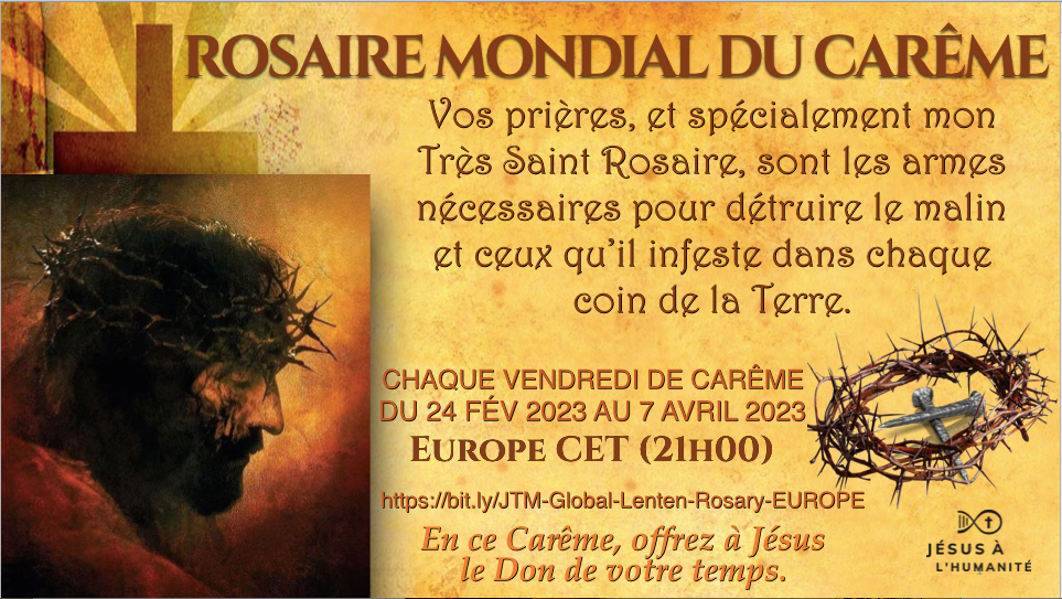 Rosaire Mondiale du Carême