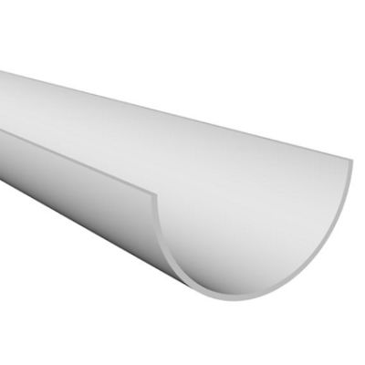 Gutter Half Round Profile 4.0mts Long For Guttering