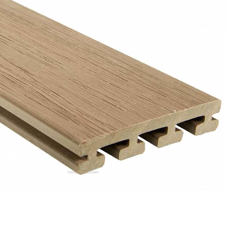 EVA-LAST Composite Decking I-Series 4.8mts Grooved 2 Edges Rustic Oak