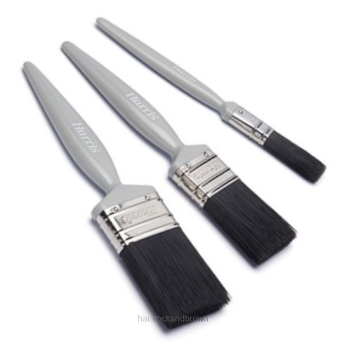 Paint Brushes Set of 3 For The Application of Gloss Paints