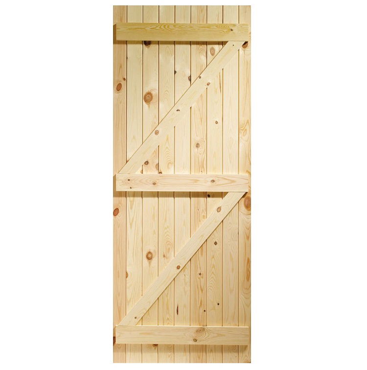 Frame Ledge & Brace V Jointed Solid Pine UK Manufactured Doors 4 Sizes