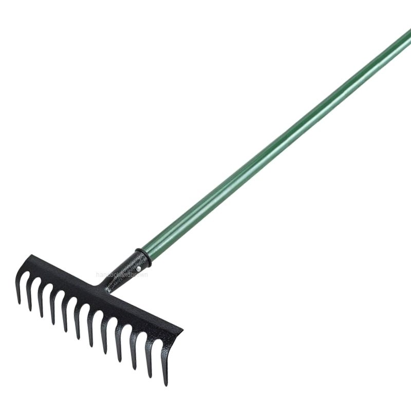 Garden Rake With 12 Carbon Steel Tines By Faithfull