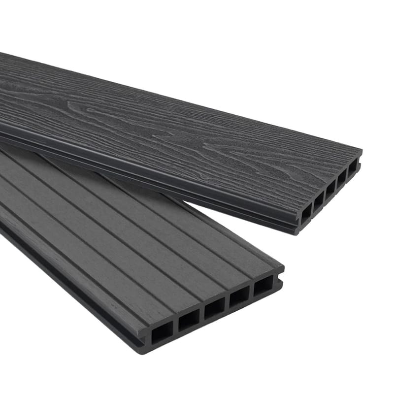Composite Grooved Decking Anthracite 25mm x 146mm x 3.6mts