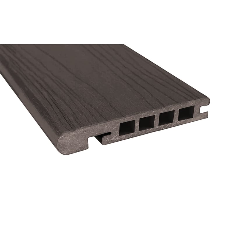 Composite Decking End Boards Brown 25mm x 136mm x 3.6mts