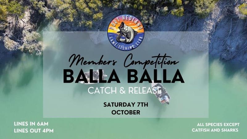 Balla Balla Catch & Release Member's Competition
