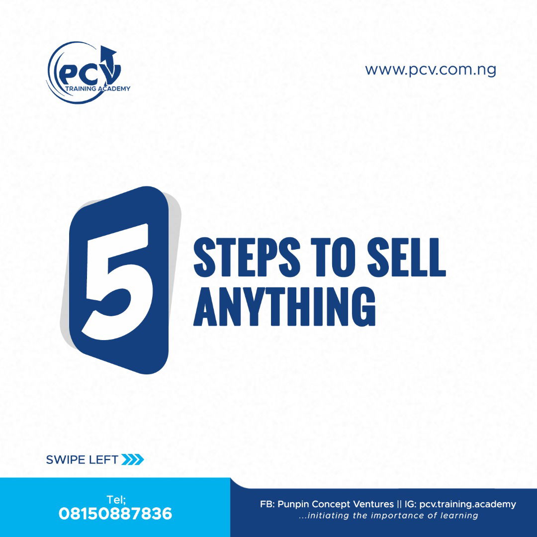 5 Steps to Sell Anything