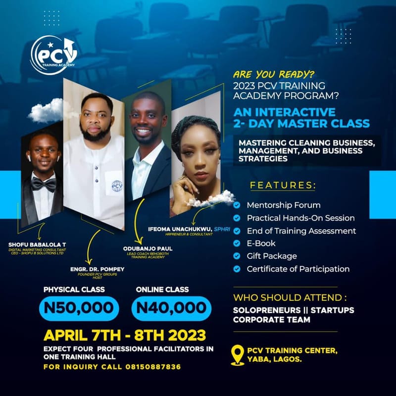 2-Day Masterclass: Mastering Cleaning Business