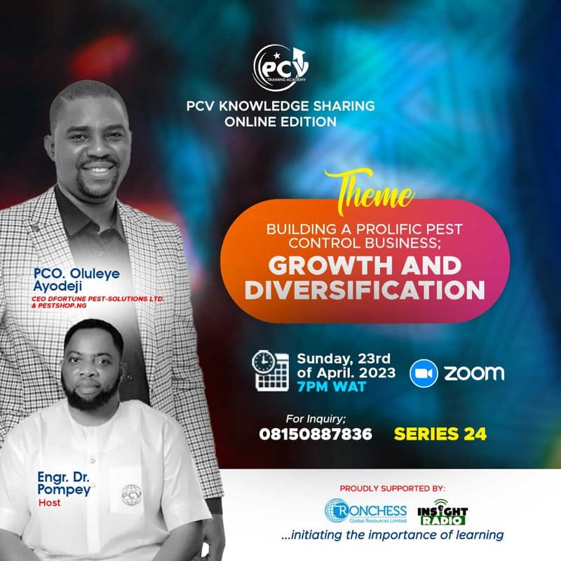 Building a prolific pest control business-Growth and Diversification