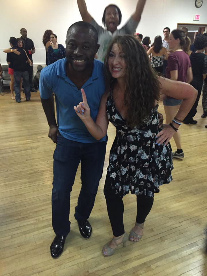 Dancing at YA w/the amazing d'amilare!