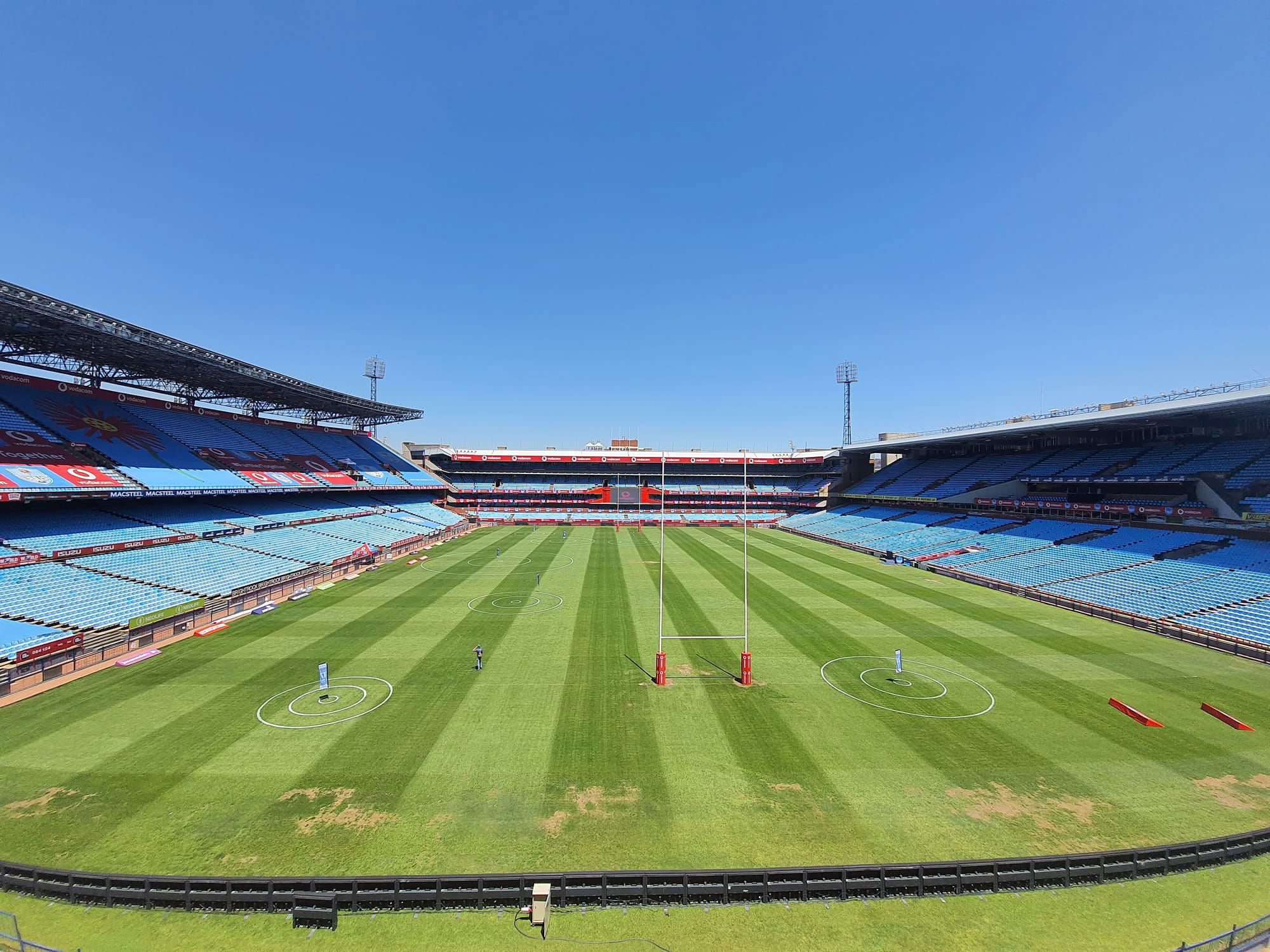 We are located within the Northern Pavilion of Loftus Versveld Stadium