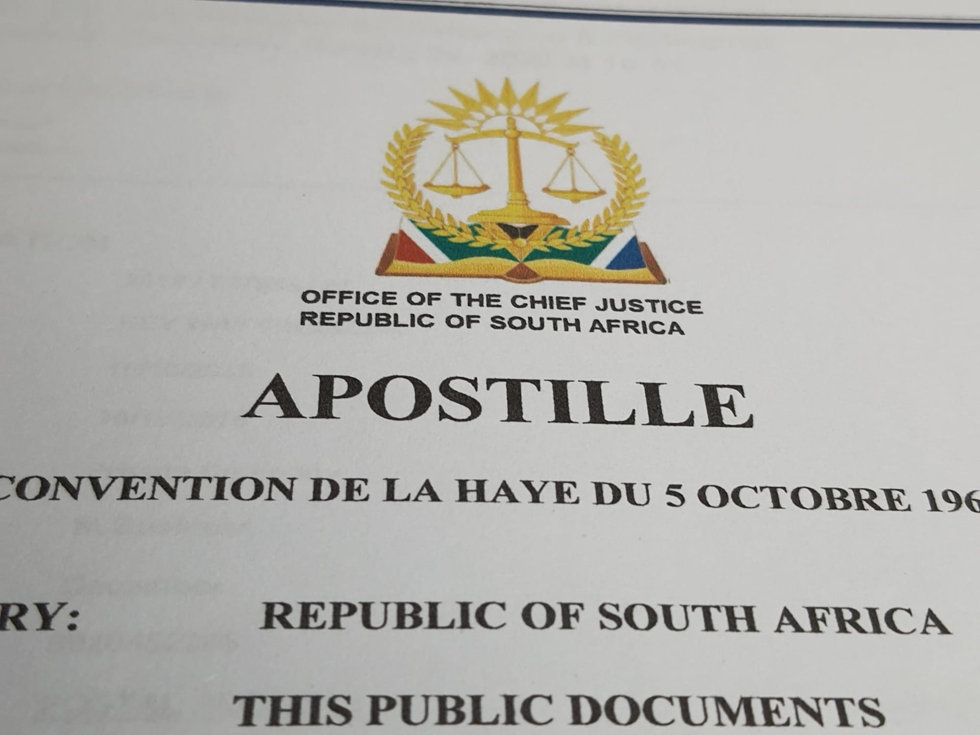 High Court Apostille Certificate Logo