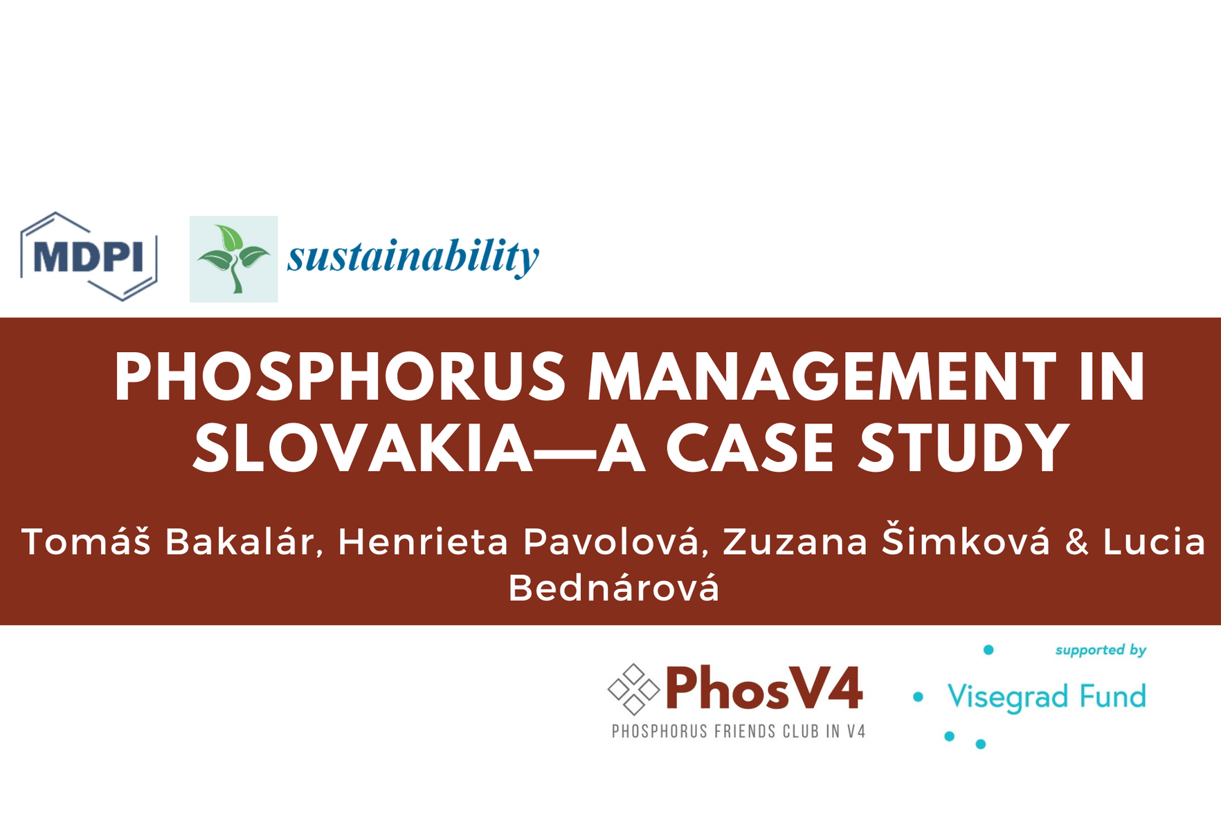 Article: Phosphorus Management in Slovakia—A Case Study