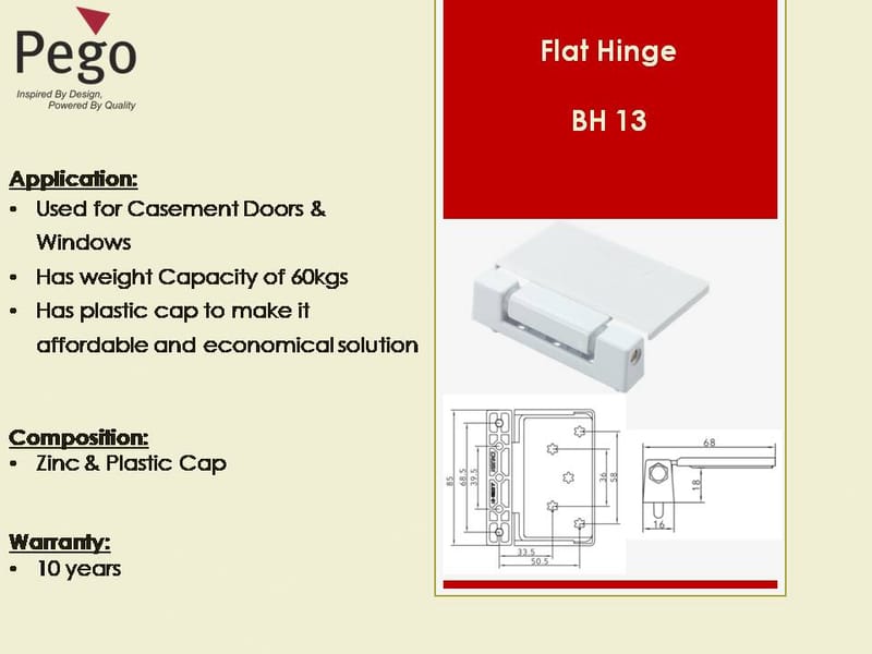 HINGE PRODUCT LINES pego.in