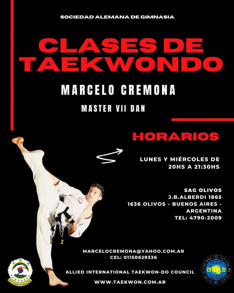 Clases Tradicionales de Taekwondo