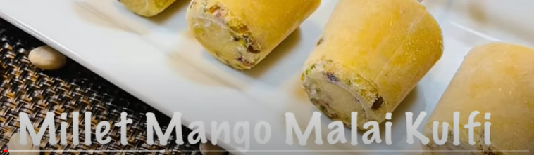 Little Millet Mango Malai Kulfi