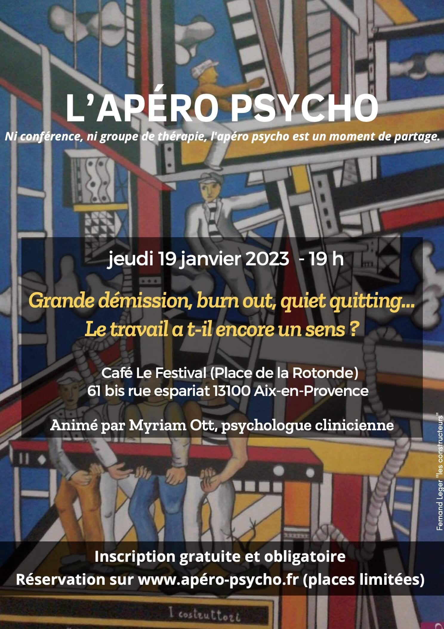 Apero Psycho 19 janvier 2023 - Eguilles - Aix-en-provence