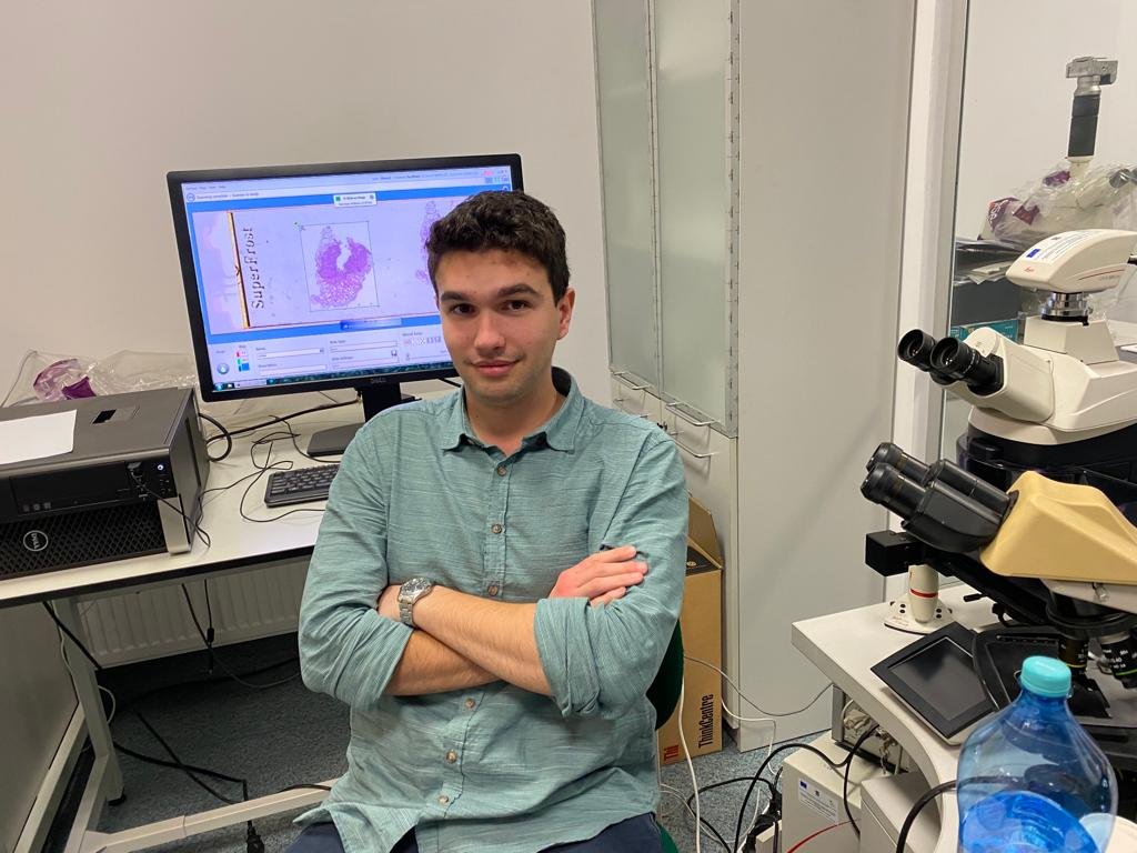 George is selected for a Research Fellowship at the Pasteur Institute!
