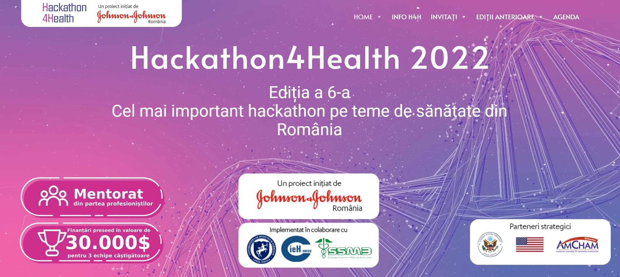 Octavian was a Mentor at the Hackathon4Health in Bucharest; the 2 mentored teams won 2 of the 3 prizes