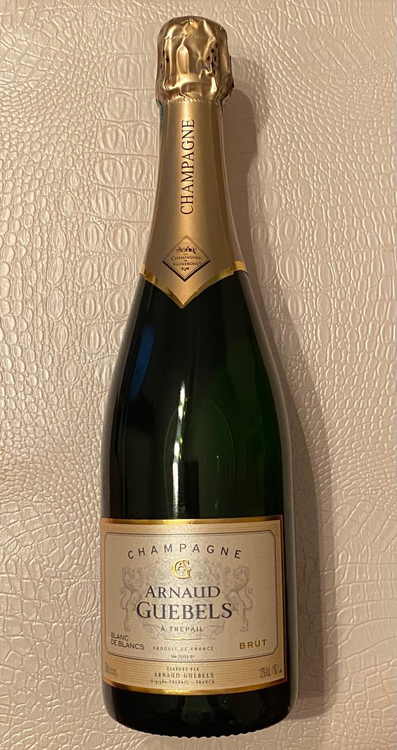 Vente de champagne à Noël