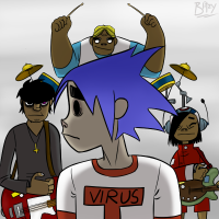 GORILLAZ - "CLINT EASTWOOD" - 2001