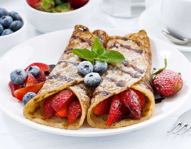Russian Style Crepes (Blini)