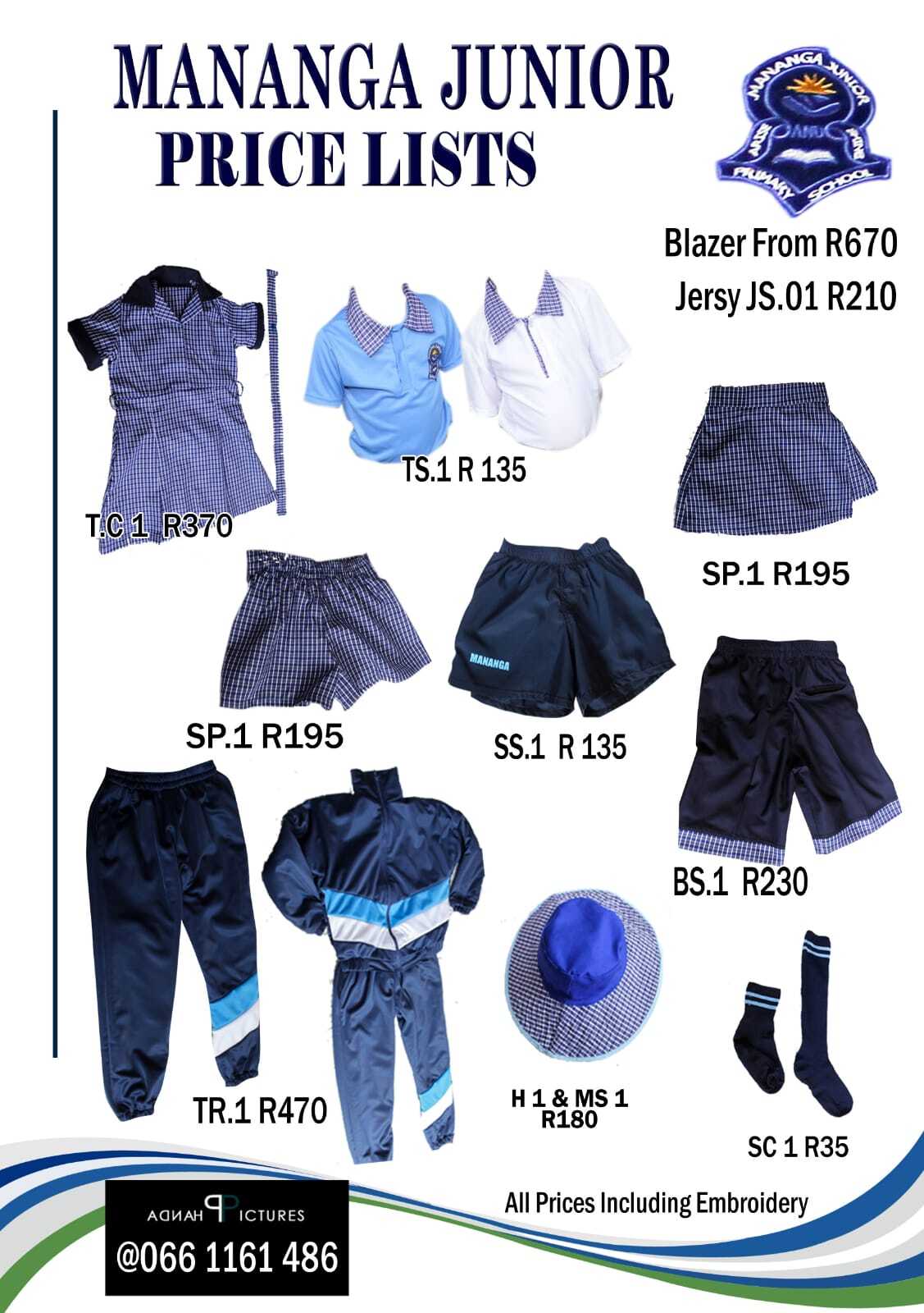 uniform-prices-mananga-primary-school