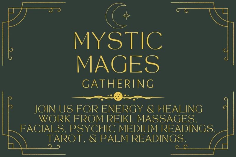 Mystic Mages Gathering at The Broom Circle Holistic Healing & Tea Room