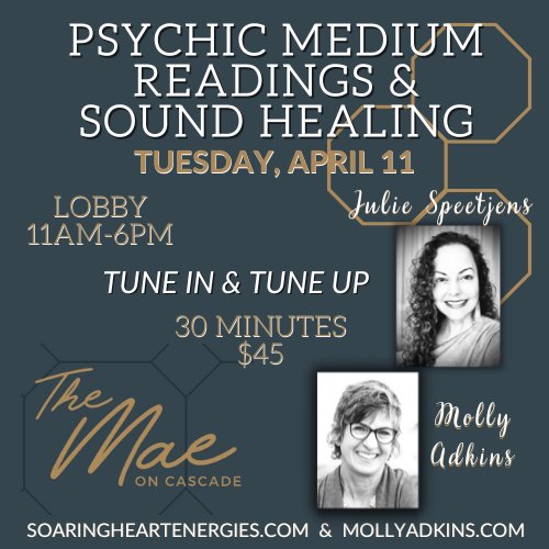 Psychic Medium Readings and Sound Healing at The Mae