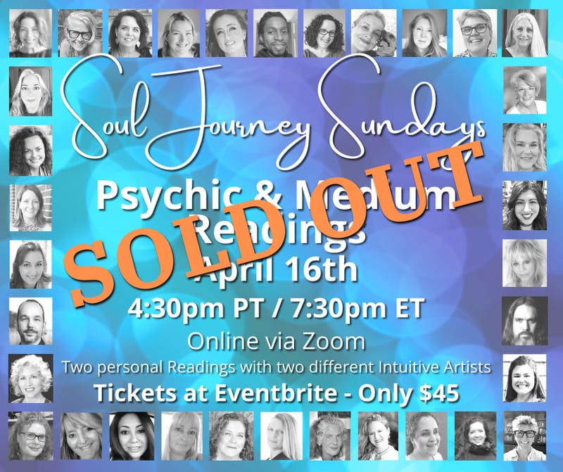 Soul Journey Sundays - Psychic & Medium Readings