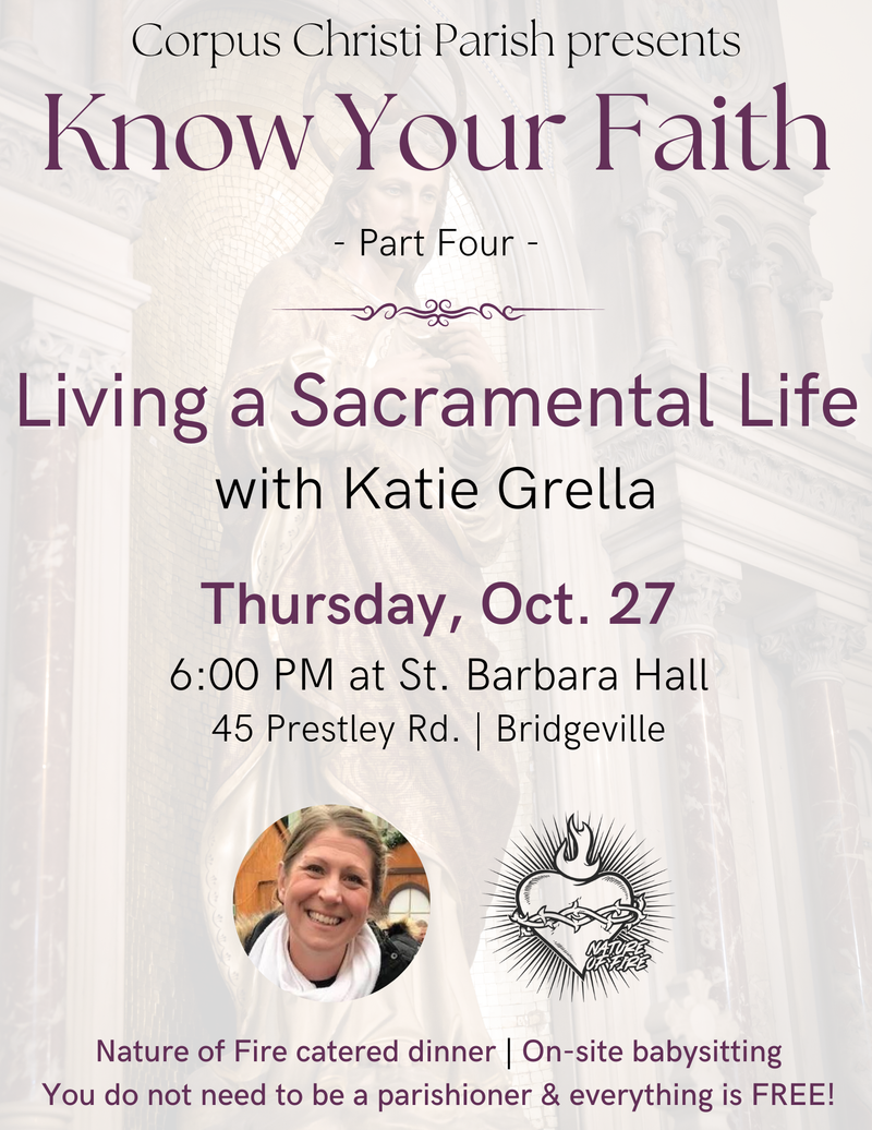 Know Your Faith Speaker Series: Part 4