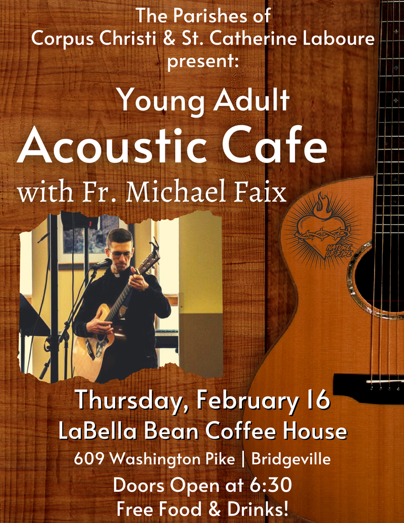 Young Adult Acoustic Cafe w/ Fr. Faix