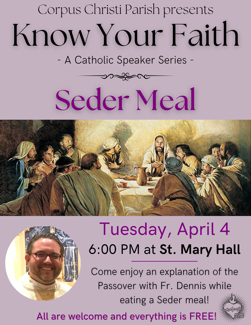 Seder Meal with Fr. Dennis Yurochko