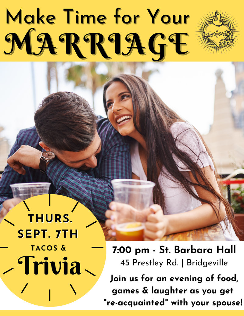 Tacos & Trivia: A Marriage Ministry Event